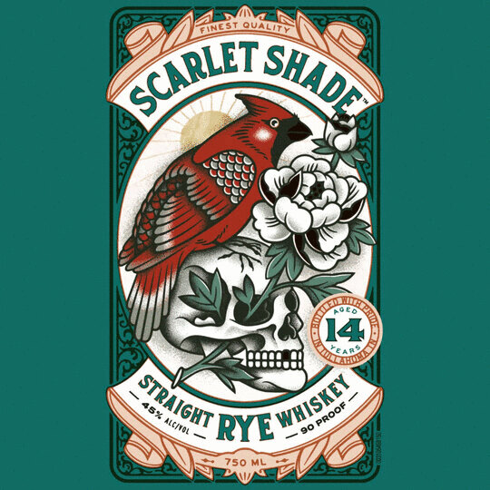 Orphan Barrel Scarlet Shade 14 Year Old Rye Whiskey