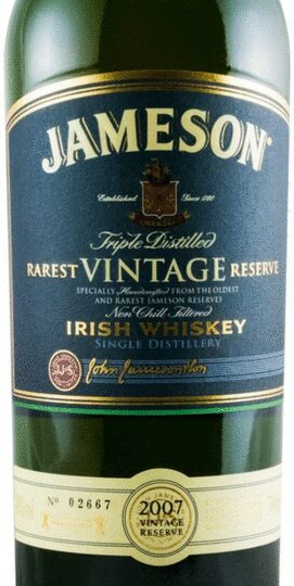 Jameson Rarest Vintage Reserve Irish Whiskey