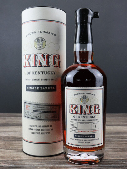 Brown Formans King Of Kentucky 2023 16 Year Old Single Barrel Bourbon