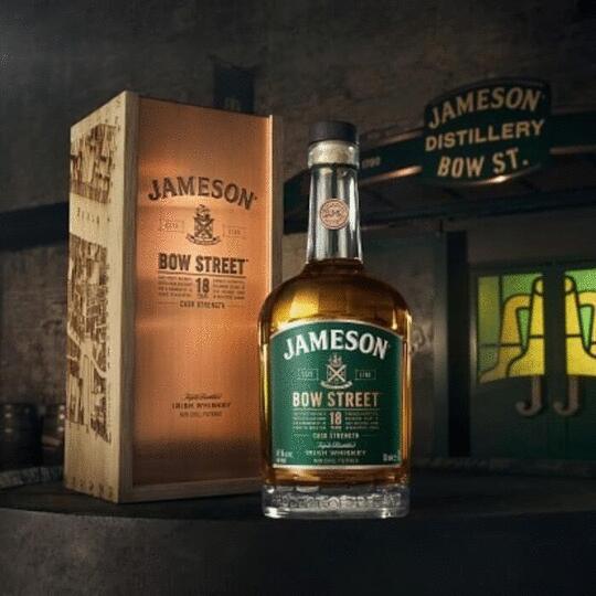 Jameson Bow Street 18 Year Old Cask Strength Irish Whiskey
