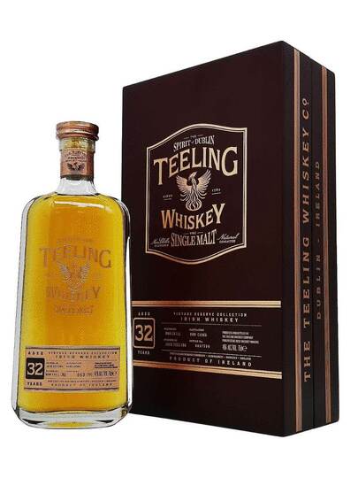 The Teeling Whiskey Co Vintage Reserve Collection 32 Year Old Single Malt Irish Whiskey