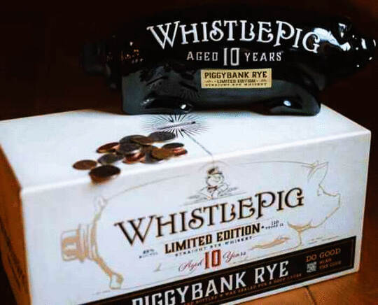 Whistlepig Farm 10 Year Old Piggybank Rye Whisky