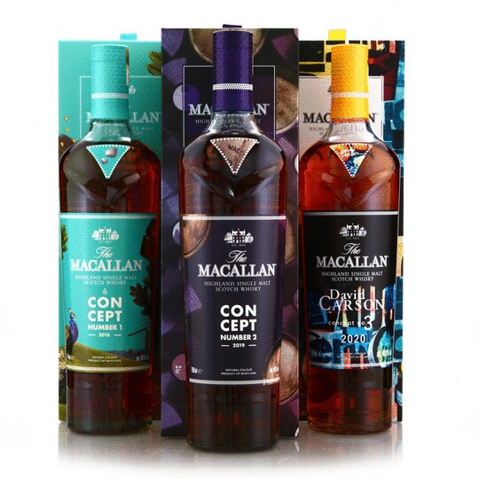 The Macallan The Macallan Concept Series Number 1 3 Art Music David Carson Limited Edition Collection