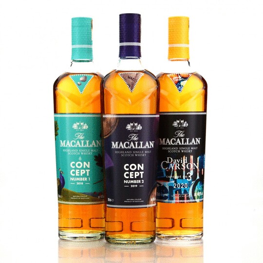 The Macallan The Macallan Concept Series Number 1 3 Art Music David Carson Limited Edition Collection