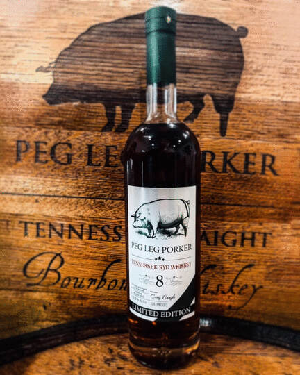 Peg Leg Porker 8 Year Old Tennessee Rye Whiskey