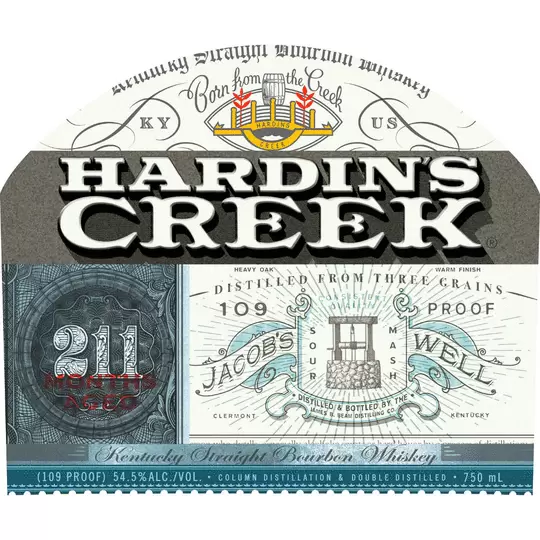 Hardin S Creek Jacobs Well 211 Months Aged Kentucky Straight Bourbon Whiskey