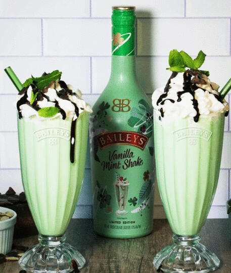 Baileys Vanilla Mint Shake Limited Edition Cream Liqueur