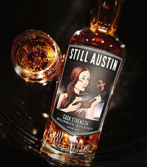 Still Austin Whiskey Co Cask Strength Bourbon Whiskey