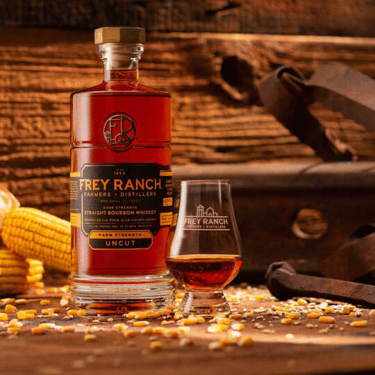 Frey Ranch Farm Strength Uncut Straight Bourbon Whiskey