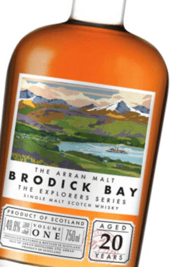 The Arran Malt Distillery The Explorers Series Brodick Bay 20 Year Old Single Malt Scotch Whisky