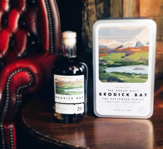 The Arran Malt Distillery The Explorers Series Brodick Bay 20 Year Old Single Malt Scotch Whisky