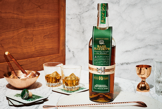 Basil Haydens 10 Year Old Kentucky Straight Rye Whiskey