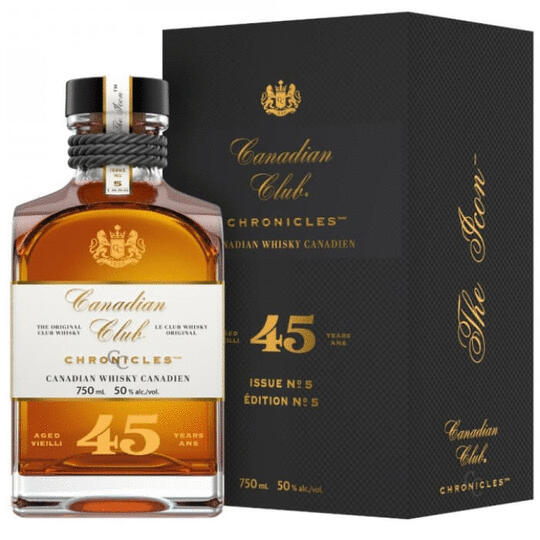 Canadian Club Chronicles 45 Year Old Whisky