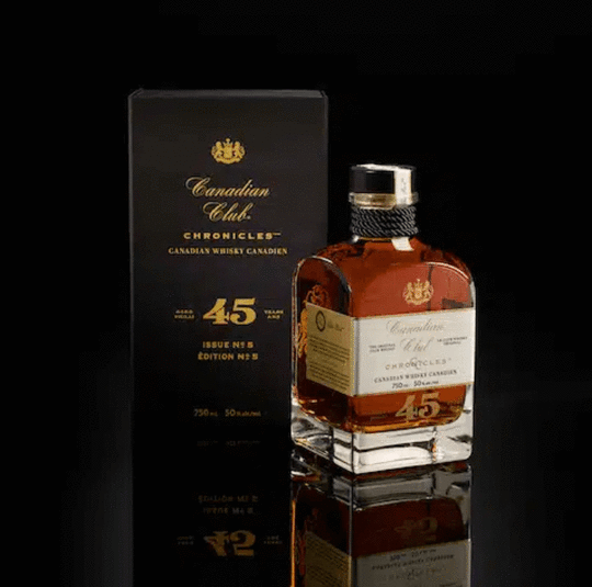 Canadian Club Chronicles 45 Year Old Whisky