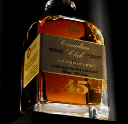 Canadian Club Chronicles 45 Year Old Whisky