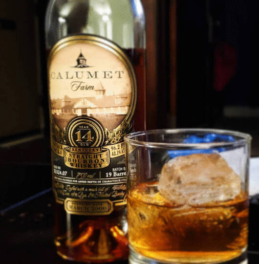 Calumet Farm 14 Year Old Single Rack Black Bourbon