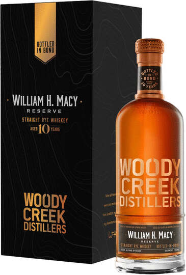 Woody Creek Distillers William H Macy Reserve 10 Year Old Straight Rye Whiskey