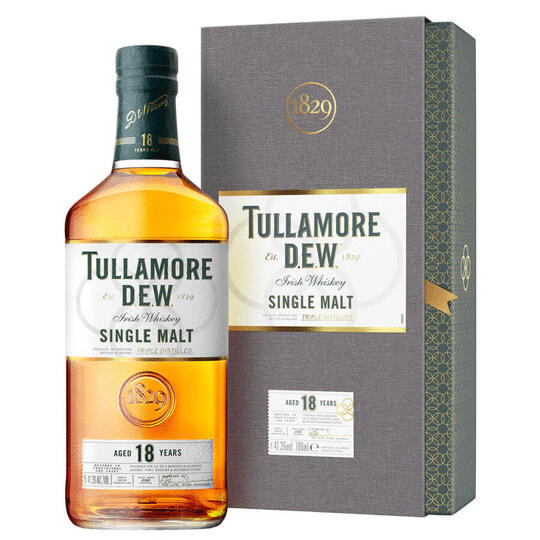 Tullamore Dew 18 Year Old Single Malt Irish Whiskey