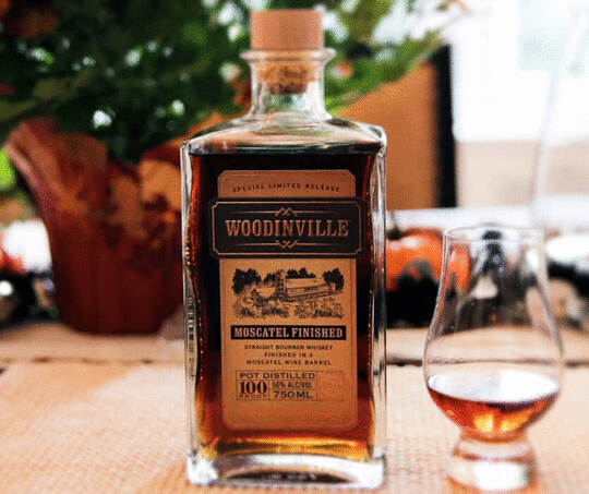 Woodinville Whiskey Co Moscatel Finished Straight Bourbon Whiskey