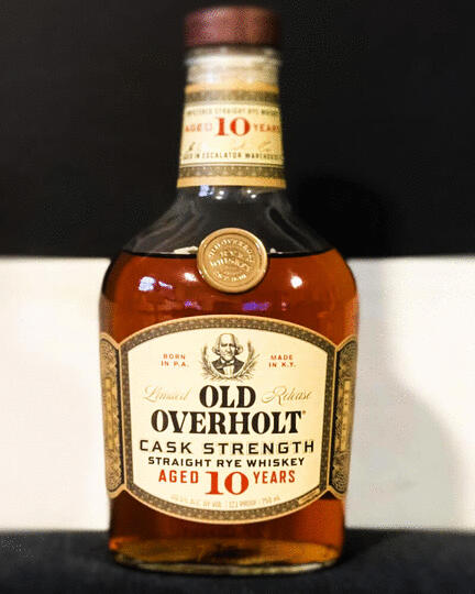 Old Overholt 10 Year Old Cask Strength Straight Rye Whiskey