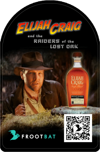 Elijah Craig Frootbat Private Barrel Raiders Of The Lost Oak Barrel Proof Single Barrel Bourbon