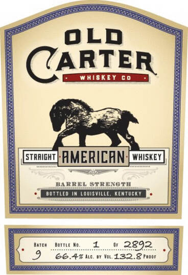 Old Carter Barrel Strength Straight American Whiskey