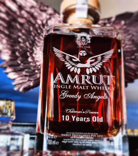 Amrut Greedy Angel Chairmans Reserve 10 Year Old Single Malt Whisky