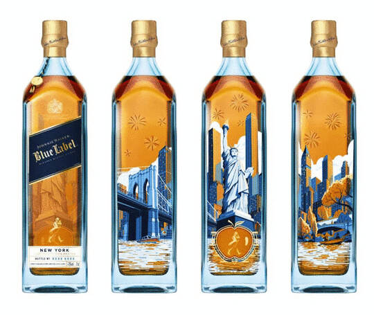 Johnnie Walker Blue Label New York Skyline Edition Blended Scotch Whisky