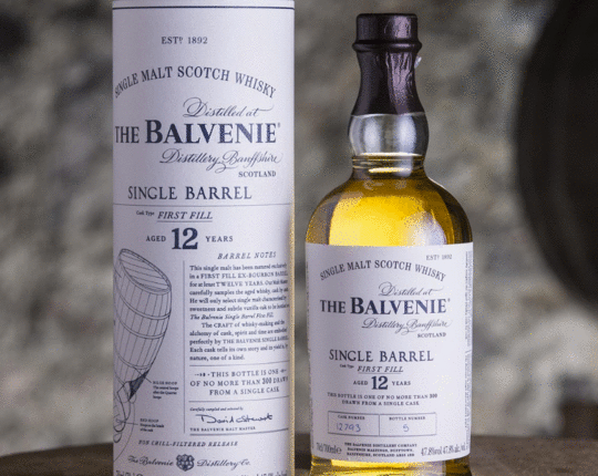 The Balvenie Single Barrel First Fill 12 Year Old Single Malt Scotch Whisky