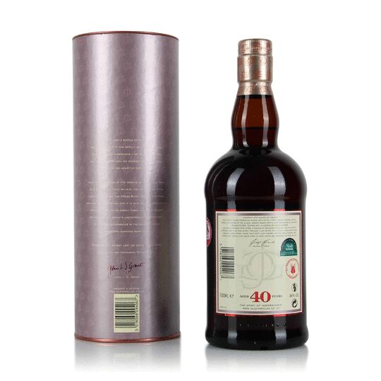 Glenfarclas 40 Year Old Single Malt Scotch Whisky Discontinued Purple Tube