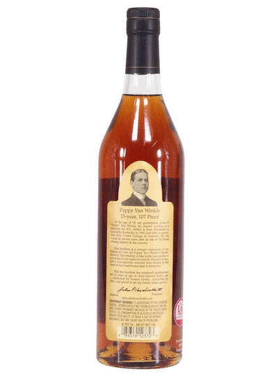 Old Rip Van Winkle Pappy Van Winkles 15 Year Old Family Reserve Bourbon