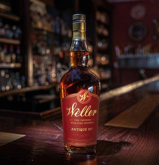W L Weller Old Weller Antique 107 Bourbon Whiskey