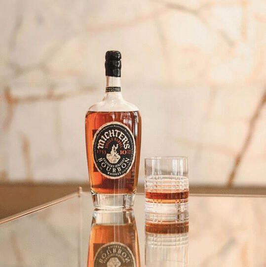 Michters 10 Year Old Single Barrel Bourbon Whiskey