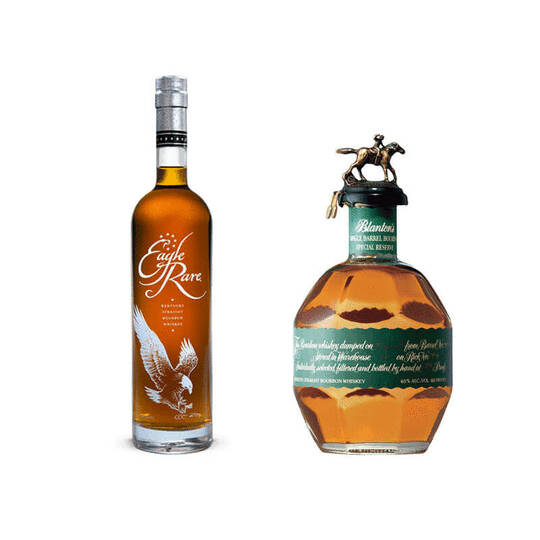 Buffalo Trace Eagle Rare 10 Year Old Blantons Special Reserve Bourbon Bundle