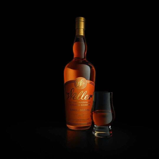 W L Weller Single Barrel Wheated Bourbon Whiskey