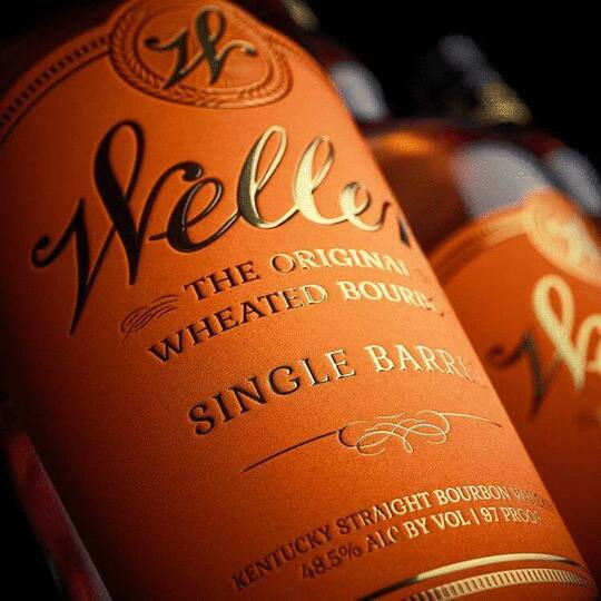 W L Weller Single Barrel Wheated Bourbon Whiskey