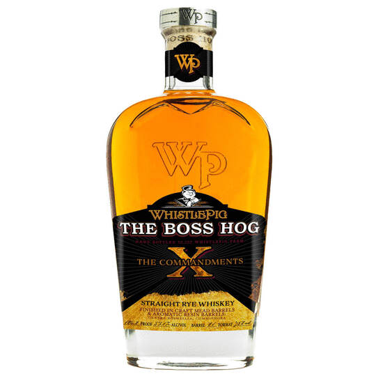 Whistlepig Farm The Boss Hog 10th Edition The Commandments Straight Rye Whiskey