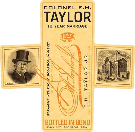 Colonel E H Taylor 18 Year Old Marriage Straight Kentucky Bourbon Whiskey