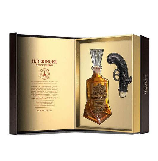 Hderinger Bourbon Whiskey With Gun Stopper