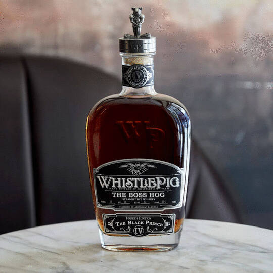 Whistlepig Farm The Boss Hog 4th Edition The Black Prince Straight Rye Whiskey