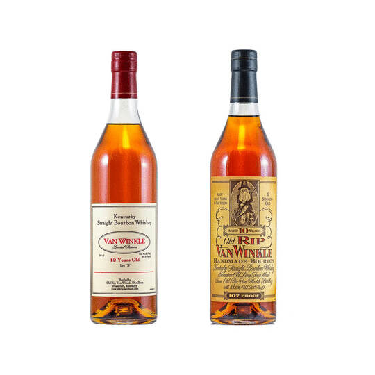 Old Rip Van Winkle 10 Year 12 Year Bourbon Bundle