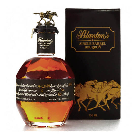 Blantons Japanese Vertical Collection Black Takara Red Single Barrel Bourbon