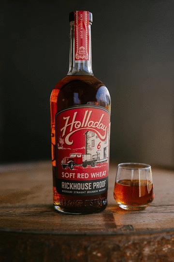Ben Holladay Soft Red Wheat Rickhouse Proof Straight Bourbon Whiskey
