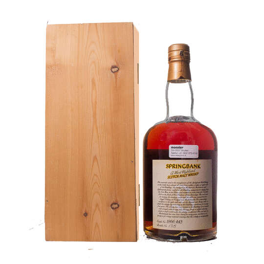 Springbank Local Barley 24 Year Old Single Malt Scotch Whisky Cask 441