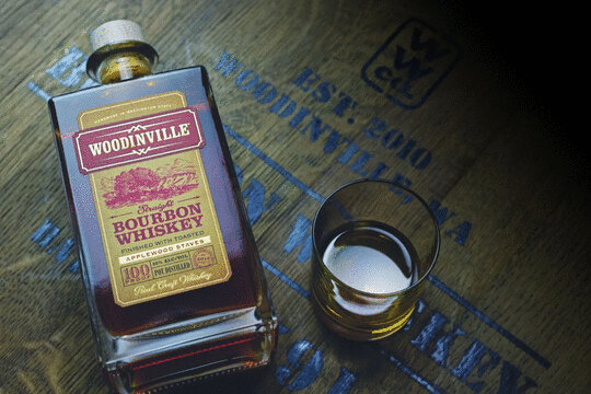 Woodinville Whiskey Co Applewood Staves Straight Bourbon Whiskey