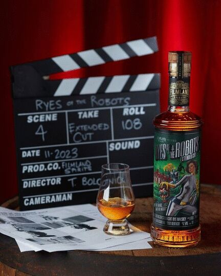 Filmland Spirits Ryes Of The Robots Extended Cut Cask Strength Straight Rye Whiskey