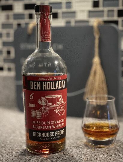 Ben Holladay Rickhouse Proof Missouri Small Batch Reserve Straight Bourbon Whiskey