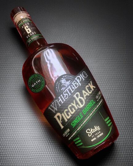 Whistlepig Farm Piggy Back Stake F1 Team Single Barrel 6 Year Old Rye Whiskey