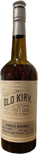 Ap Hotaling Co Old Kirk Old Single Barrel Kentucky Straight Bourbon Whiskey