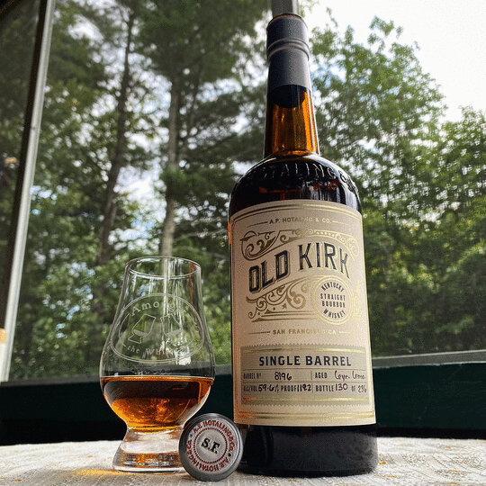 Ap Hotaling Co Old Kirk Old Single Barrel Kentucky Straight Bourbon Whiskey